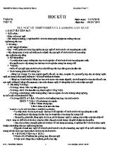 Giáo án Ngữ văn Lớp 7 - Chương trình học kỳ II - Năm học 2018-2019 - Trường THCS Hồng Thái